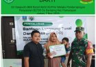 Babinsa Koramil 0602-20/Pamarayan Kodim 0602/Serang Dampingi Penyaluran BLTDD di Desa Damping