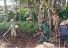 Babinsa Koramil 0602-18/Kragilan Kodim 0692/Serang Gelar Karya Bakti Bersama Masyarakat 