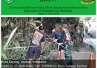 Babinsa Koramil 0602-03/Walantaka Kodim 0602/Serang Bersama Warga Gelar Karya Bakti Bersihkan Lingkungan