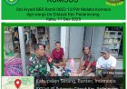 Pererat Silaturahmi, Babinsa Koramil 0602-13/Padarincang Kodim 0602/Serang Intensifkan Monitoring Wilayah Lewat Komsos 