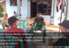 Pererat Silaturahmi Awal Tahun, Babinsa Koramil 0602-03/Walantaka Kodim 0602/Serang Monitoring Wilayah Lewat Komsos