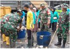 Koramil 0602-18/Kragilan Kodim 0602/Serang Bersama Muspika Gerakkan Aksi Bersih Sampah