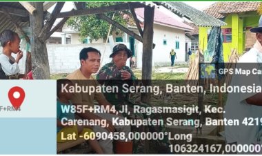 Jaga Stabilitas Keamanan, Babinsa Koramil 0602-17/Carenang Kodim 0602/Serang Pererat Kedekatan dengan Warga 