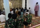 Satgas TMMD Ke-127 Kodim 0602/Serang Gelar Tarawih Bersama Warga di Cikeusal